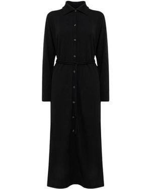 Alpha Studio Knitted Dresses - Black
