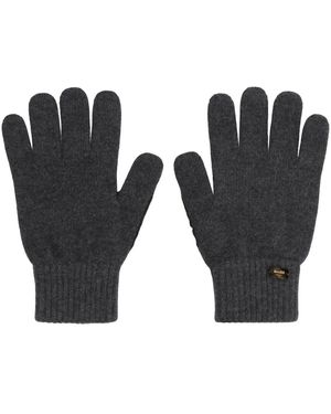 Moorer Easton Gestrickte Handschuhe - Schwarz