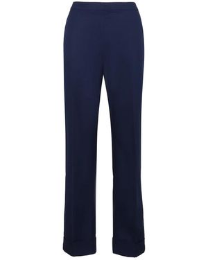 Aspesi Cropped Trousers - Blue