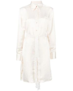 Wales Bonner Flow Shirt Dress Clothing - White
