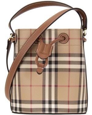 Burberry Bucket Bags - Marrone