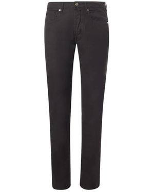 Incotex Jeans ,Zwart ,Katoen 5 Pockets Jeans