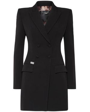 Philipp Plein Cady Blazer Jurk - Zwart