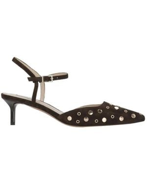 Manila Grace Schoenen ,Bruin ,Suède Suede Slingbacks