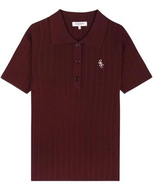 Sporty & Rich Polo Shirts - Red