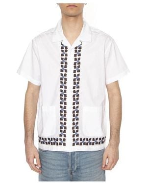 Obey Short Sleeve Shirts - Bianco