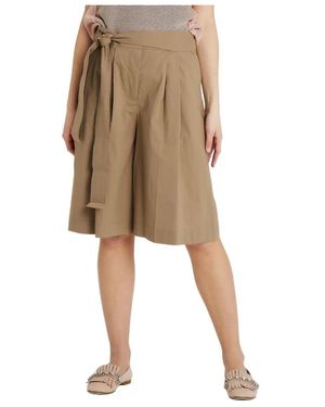 Le Tricot Perugia Midi Skirts - Natural
