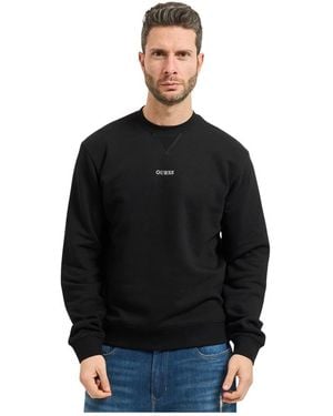 Guess Marzio Crewneck Sweatshirt - Zwart