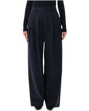 Thelatest Wide Trousers - Black