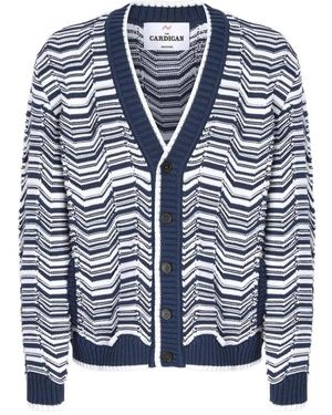 Missoni Truien & Vesten ,Blauw ,Katoen Cardigan