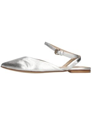 Strategia Flache Schuhe Silber - Weiß