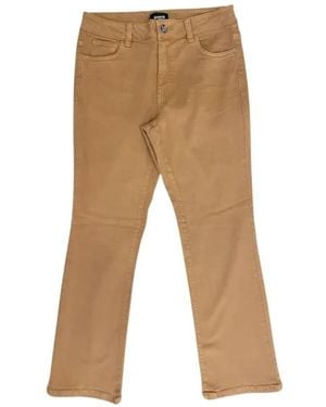 Marella Slim-Fit Trousers - Marrone