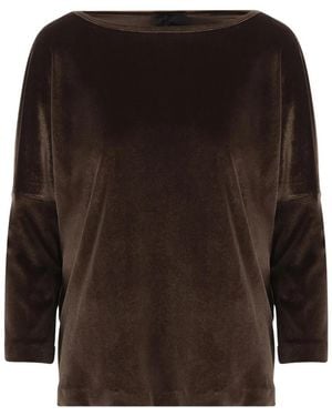 F.it Round-Neck Knitwear - Marrón