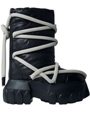Rick Owens Winter Boots - Black
