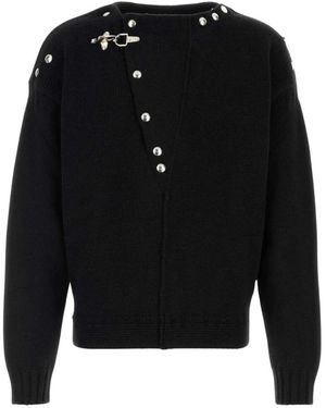Marni Round-Neck Knitwear - Negro