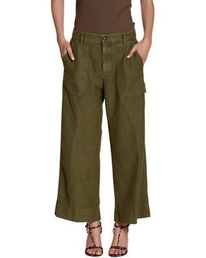 Mason's Wide Trousers - Green