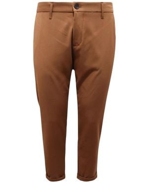 Imperial Cropped Trousers - Brown