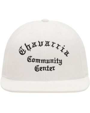 Willy Chavarria Accessoires ,Wit ,Katoen Community Center Cap