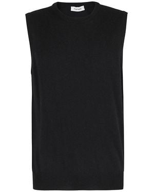 Kangra Sleeveless Jumpers - Black