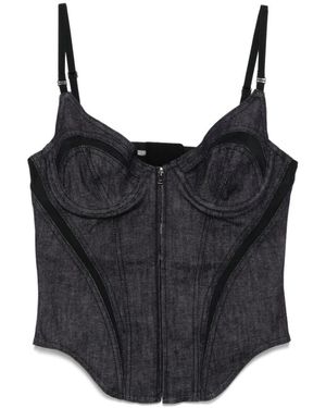 Mugler Sleeveless Tops - Nero