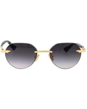 Bottega Veneta Glaze Rimless Sonnenbrille - Braun