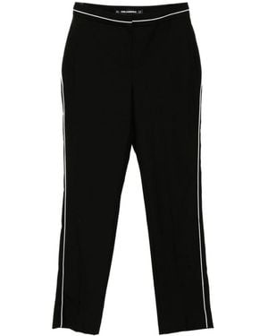 Karl Lagerfeld Straight Hosen - Schwarz