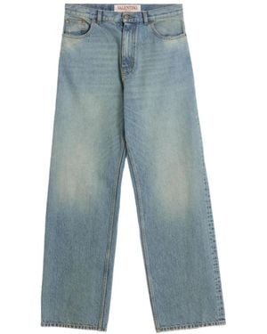 Valentino Straight Fit Jeans - Blue