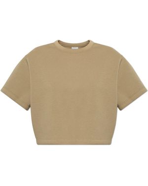 Nike Fitness ,Polyester Pre-Game Fleece Oversized Mod-Cropped Top - Naturel