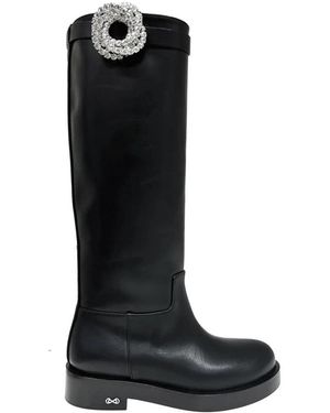 Mach & Mach High Boots - Negro