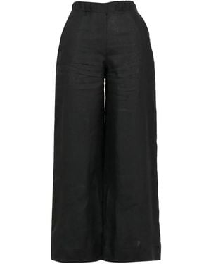 Gran Sasso Wide Trousers - Negro