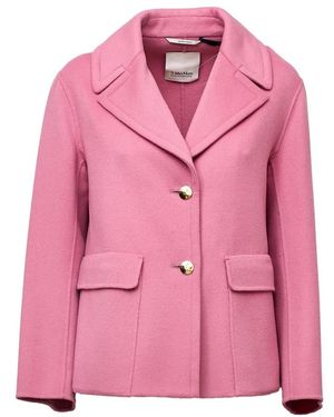 Max Mara Kurzer Einreiher - Pink