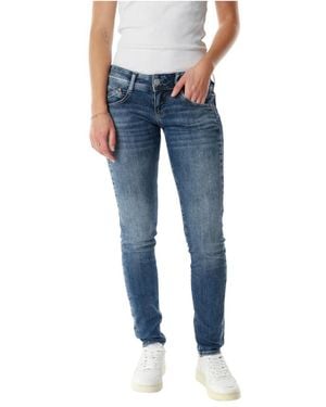 Herrlicher Gila Slim Jeans - Blauw