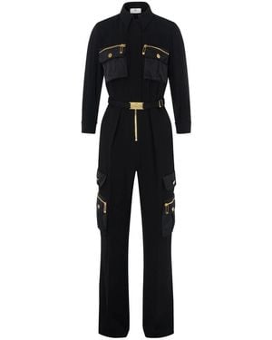 Elisabetta Franchi Tuta nera tu02246e2-110 - Nero