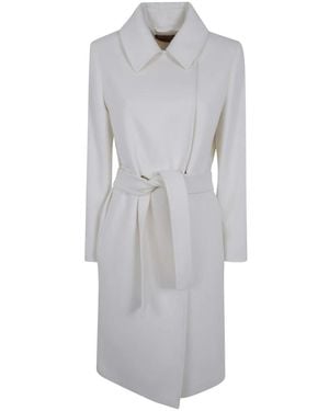 Max Mara Belted Coats - Gris