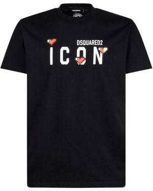 DSquared² T-Shirts - Negro