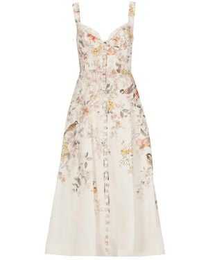 Zimmermann Midi Dresses - Natural