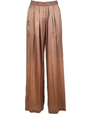 forte_forte Wide Trousers - Brown