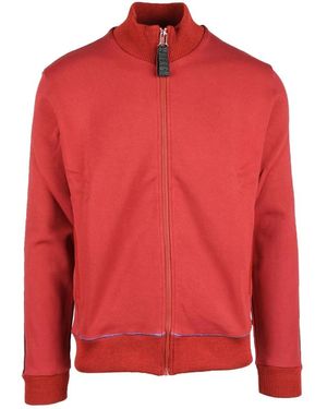 Bikkembergs Hoodies & Sweatvesten ,Rood ,Katoen Bordeaux Sweatshirt Voor