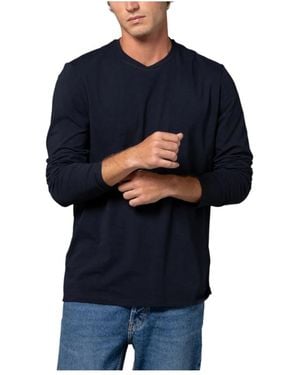 Majestic Filatures Long Sleeve Tops - Blue