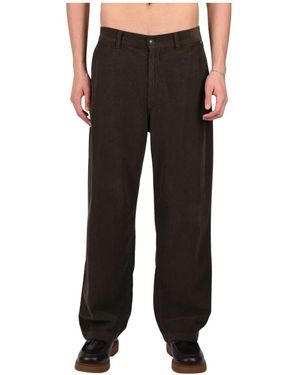 Paolo Pecora Wide Trousers - Negro