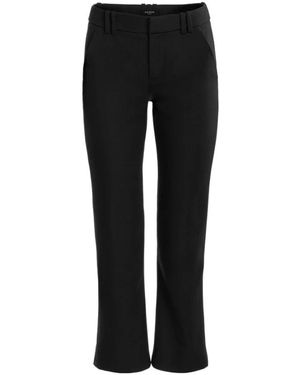 Balmain Virgin-Wool Cropped Broeken - Zwart