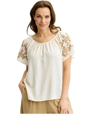 iN FRONT Blouses - Wit