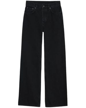 Anine Bing Wide Jeans - Negro