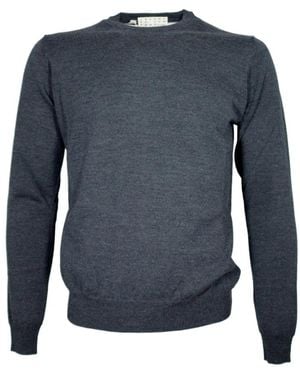Cashmere Company Round-Neck Knitwear - Bleu
