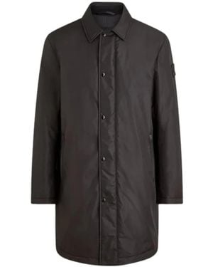 Belstaff Single-Breasted Coats - Negro