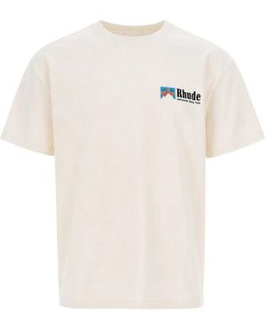 Rhude T-Shirts - White