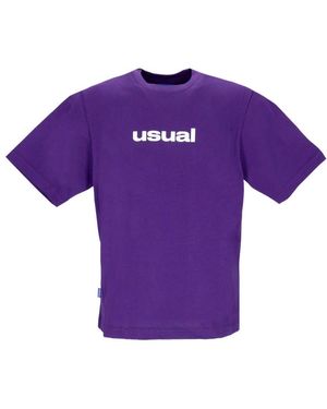 USUAL Lokales Tee Lila Herren T-Shirt