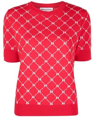 Sonia Rykiel Round-Neck Knitwear - Rojo