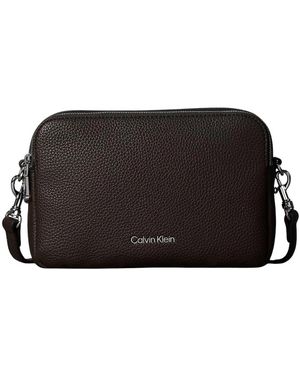Calvin Klein Logo Strap Camera Bag - Zwart