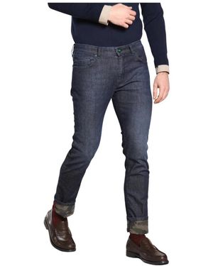 Mason's Slim Fit Denim Hose Blau